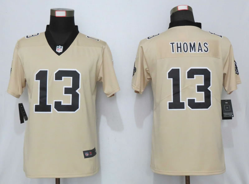 Women Nike New Orleans Saints 13 Thomas Vapor Untouchable Nike Gold Inverted Limited Jersey,We sell and wholesale Women Nike New Orleans Saints 13 Thomas Vapor Untouchable Nike Gold Inverted Limited Jersey on line form chian!
